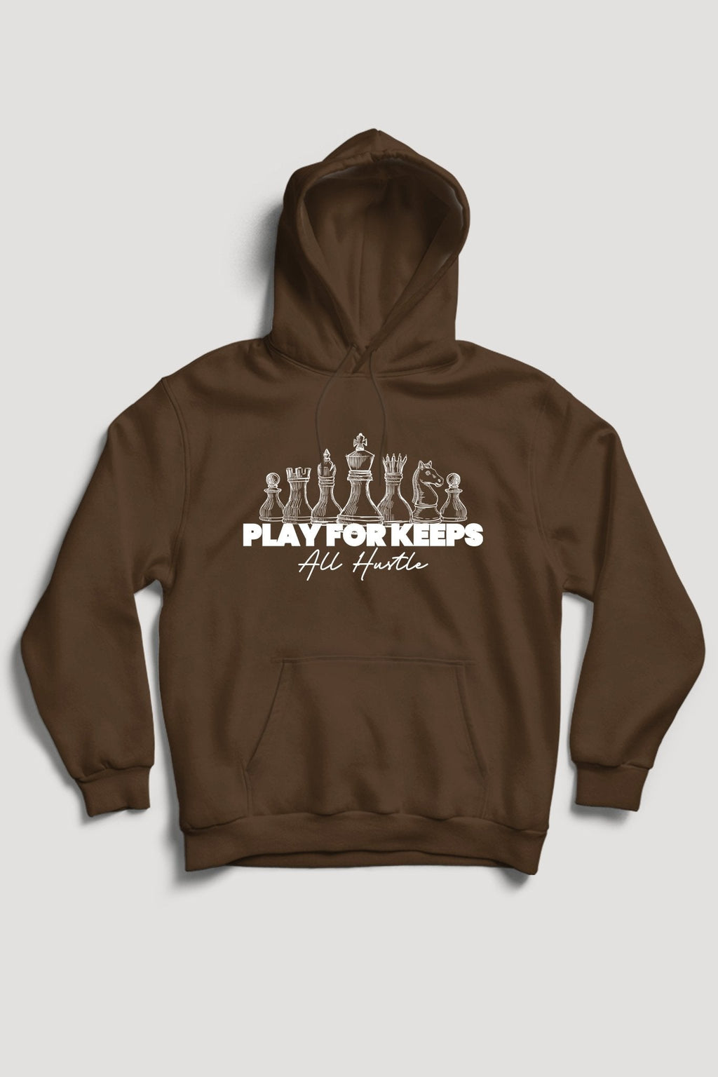 Play For Keeps Hoodie (White Logo)