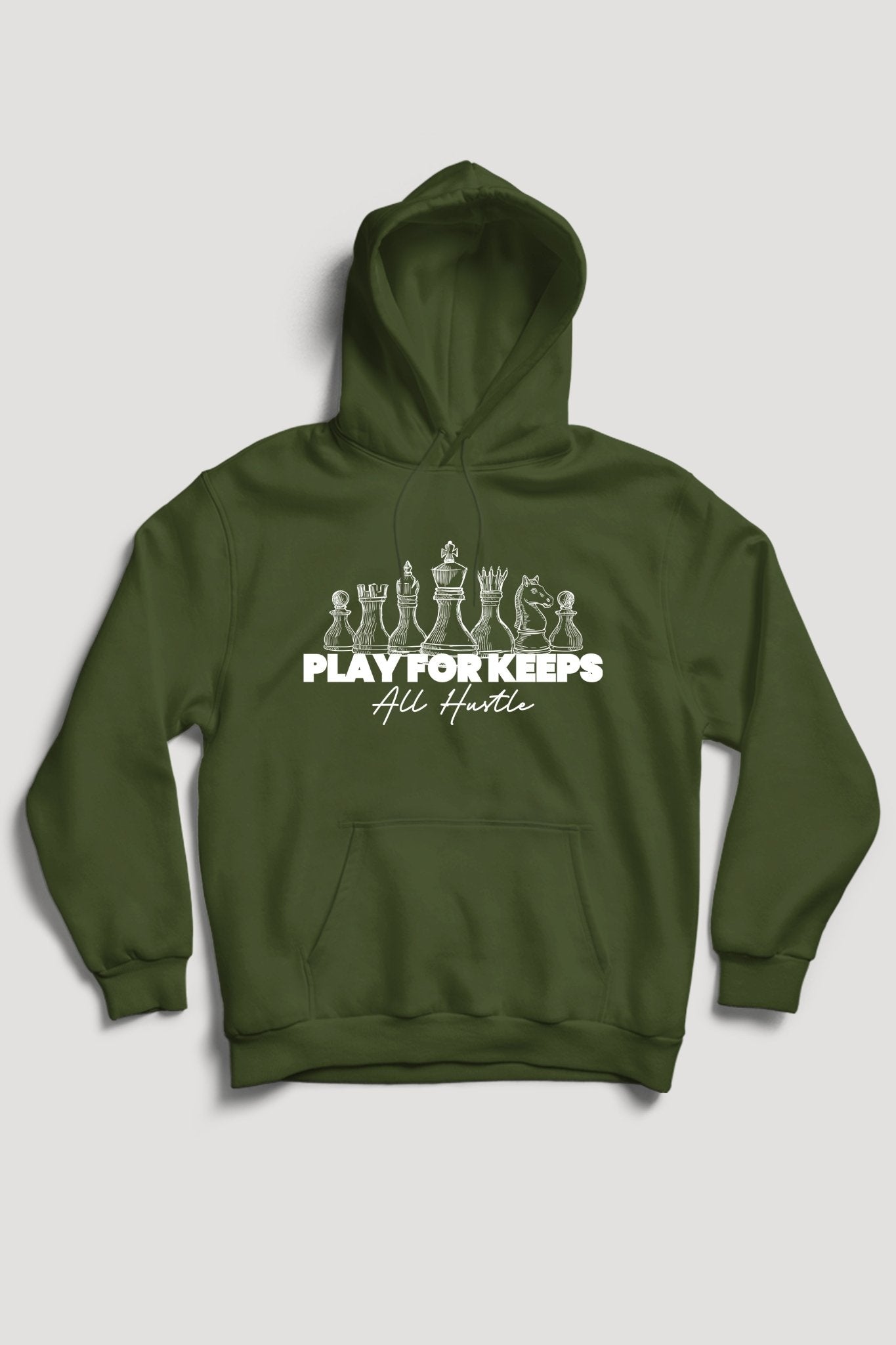 Play For Keeps Hoodie (White Logo)
