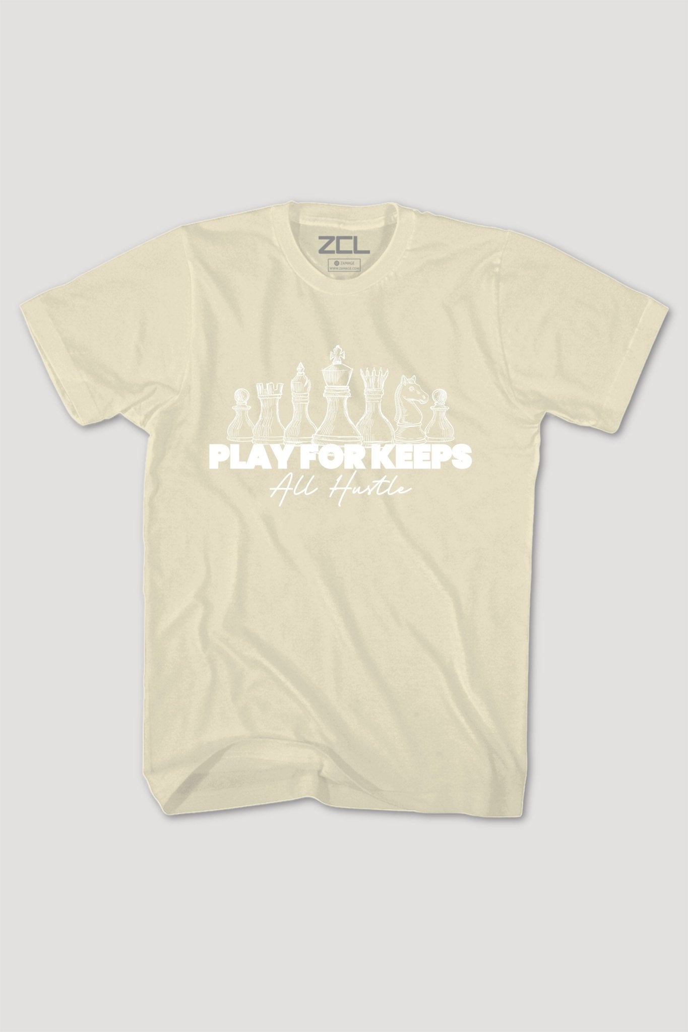 Play For Keeps Tee (White Logo)