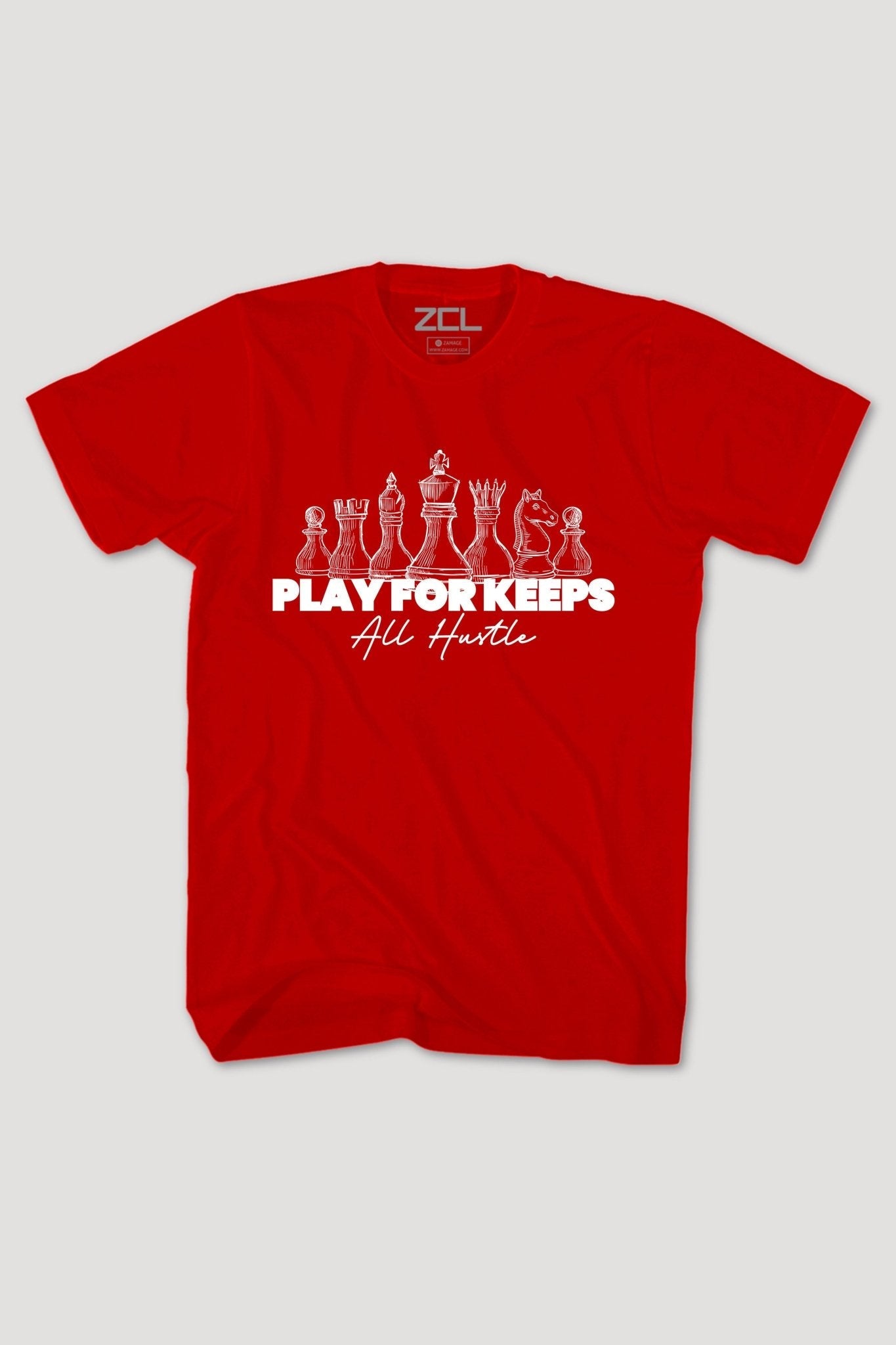 Play For Keeps Tee (White Logo)