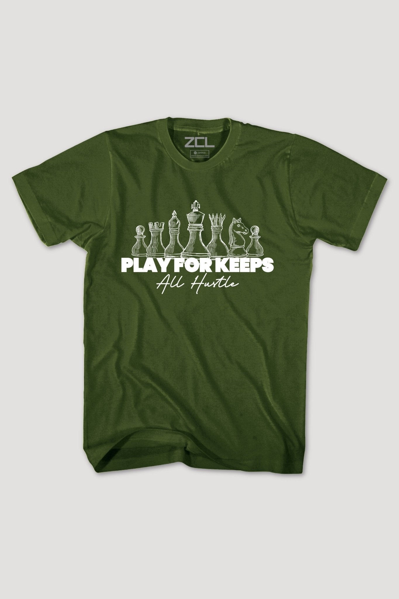Play For Keeps Tee (White Logo)