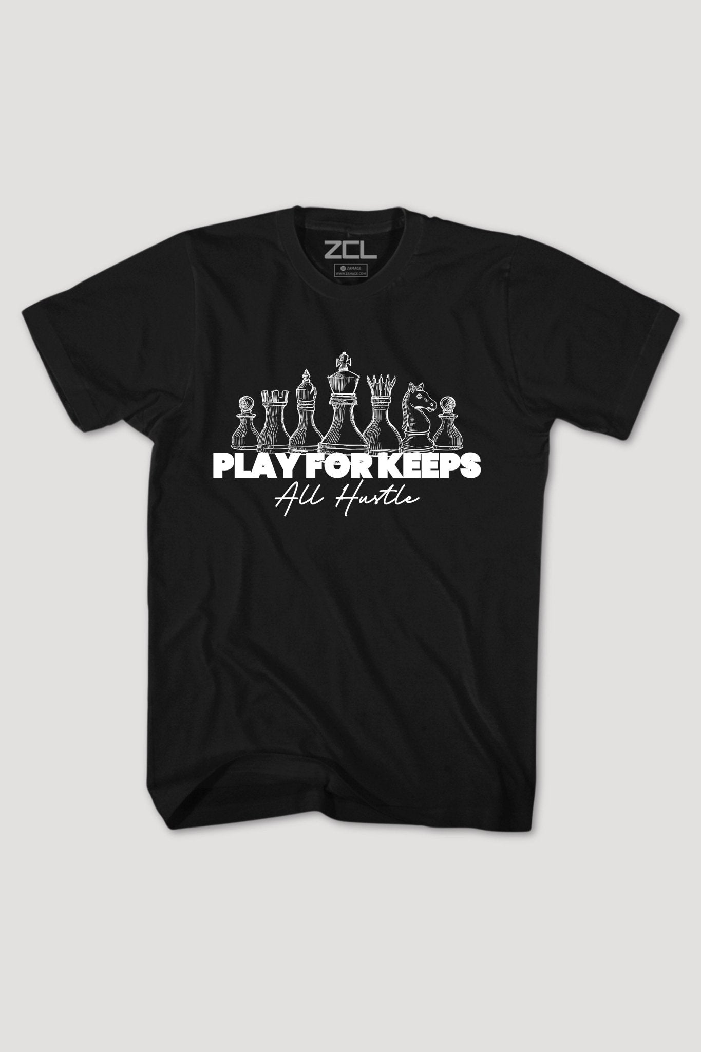 Play For Keeps Tee (White Logo)