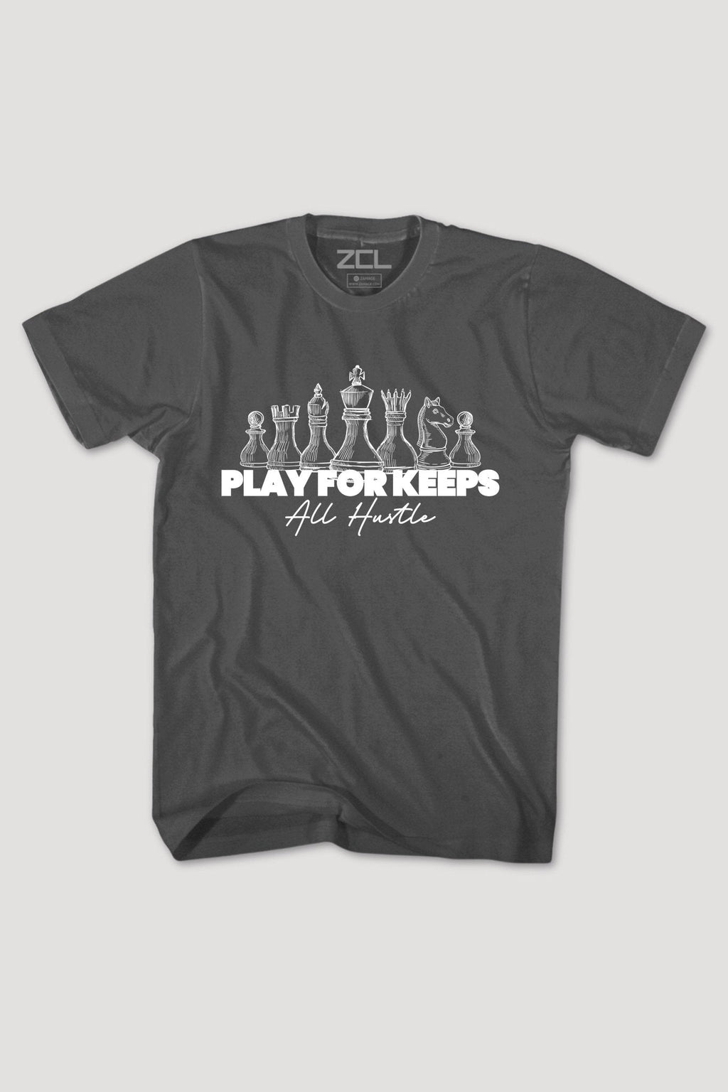 Play For Keeps Tee (White Logo)