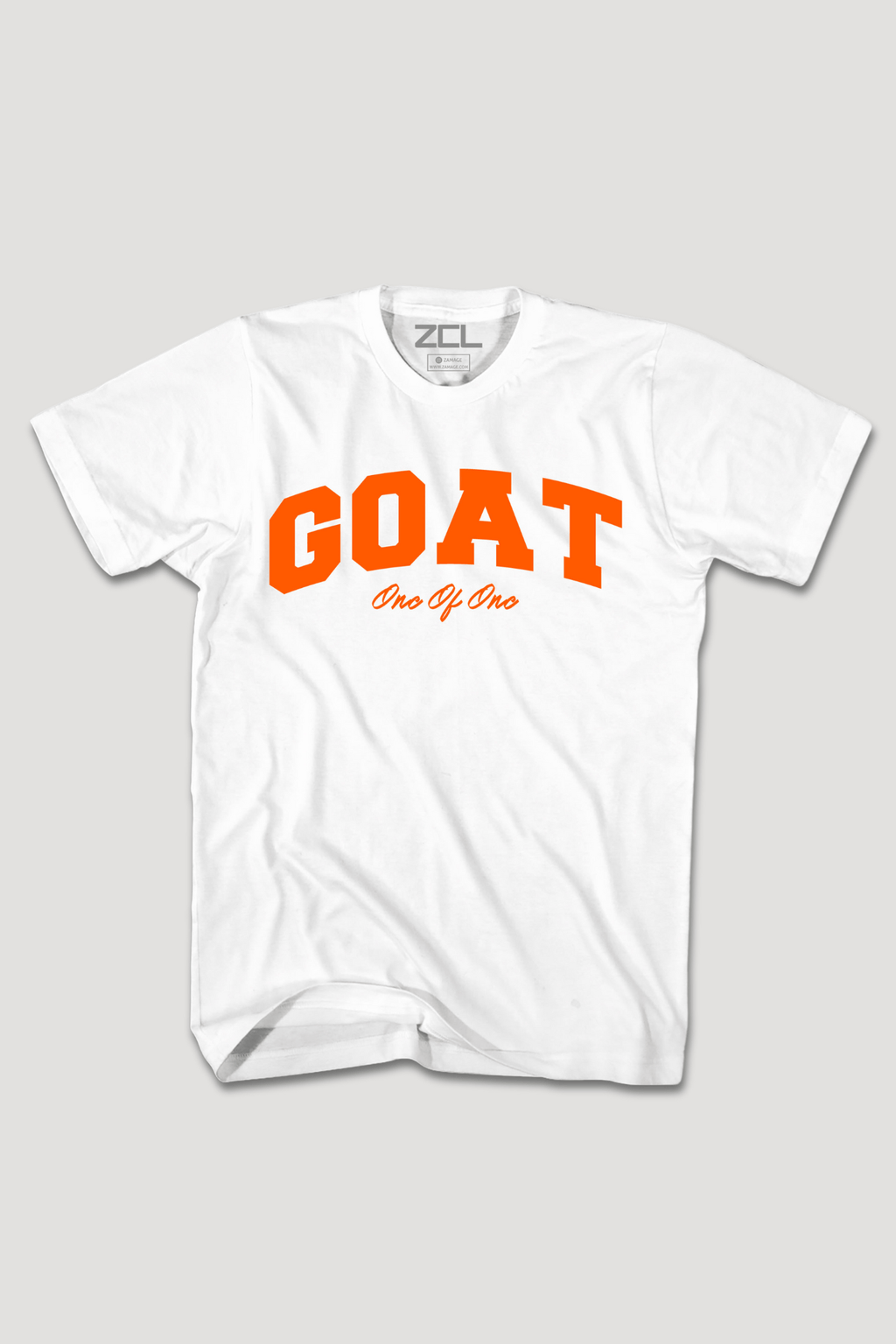Premium Goat Tee (Orange Logo)
