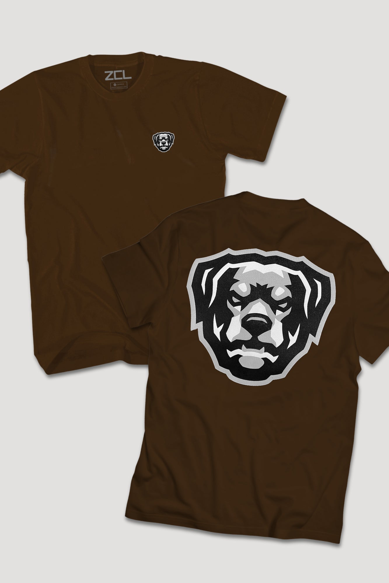 Puff Print HOV Tee (White - Black - Grey Logo)