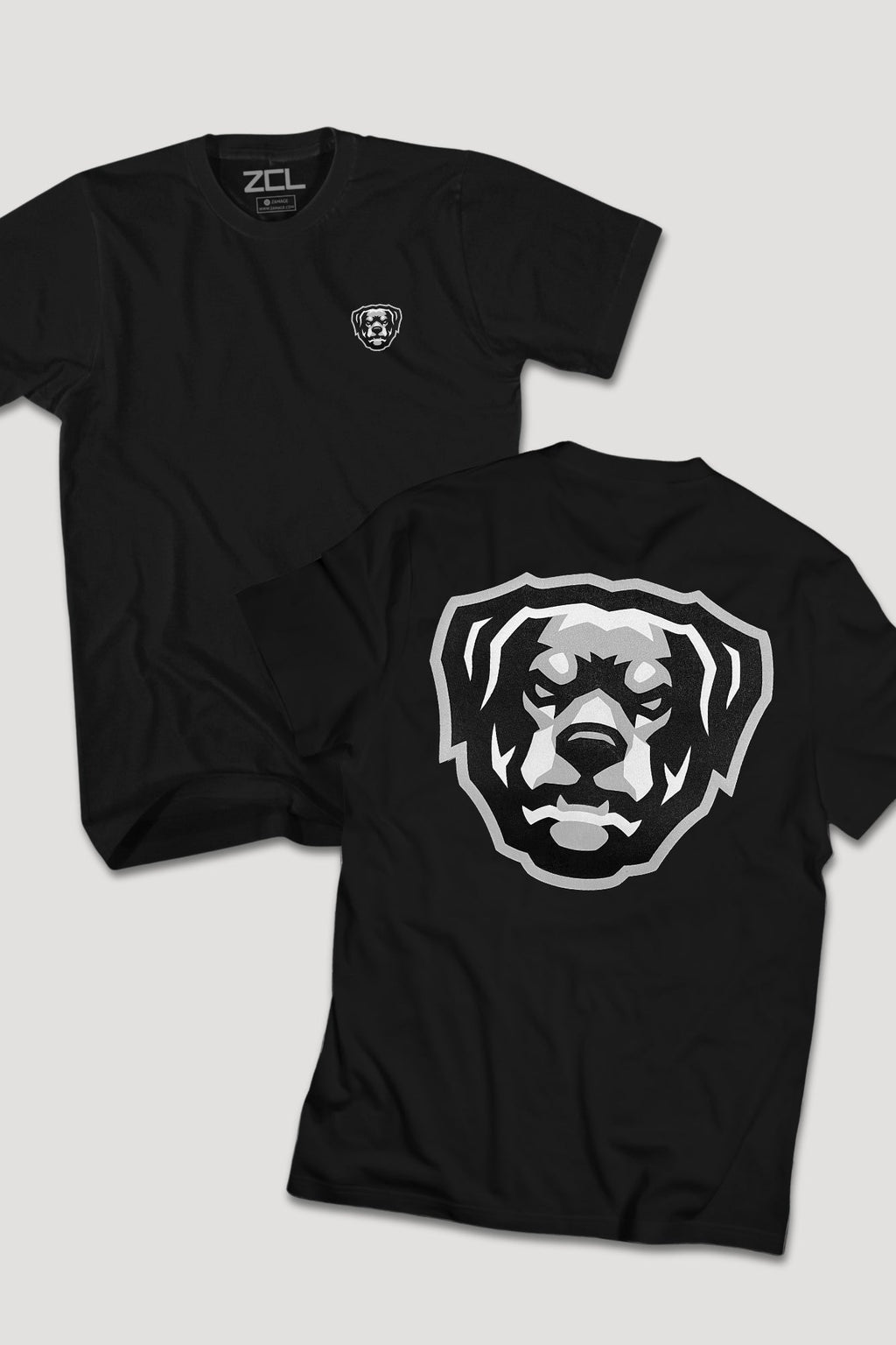 Puff Print HOV Tee (White - Black - Grey Logo)