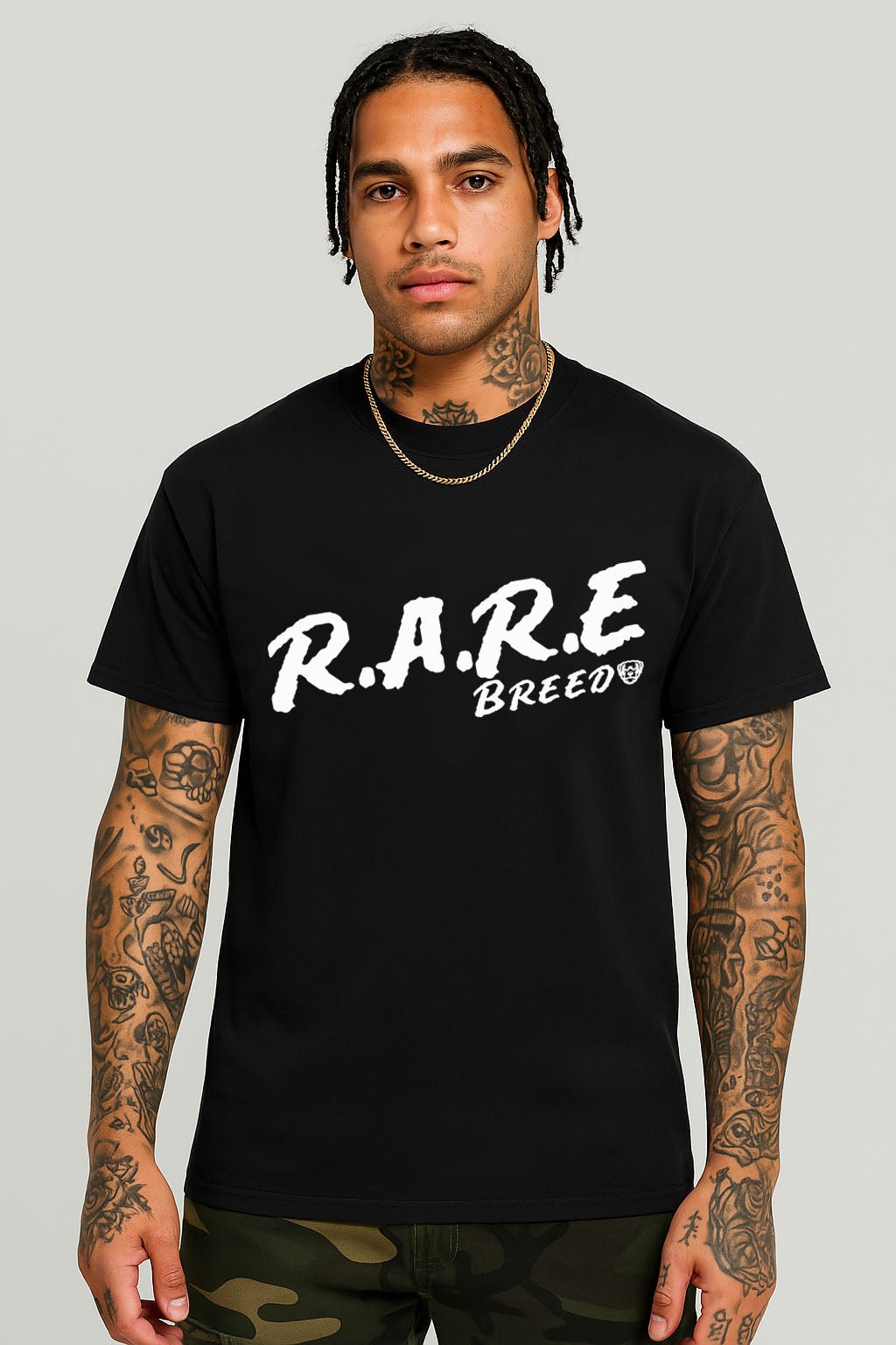 Rare Breed Tee (White Logo)