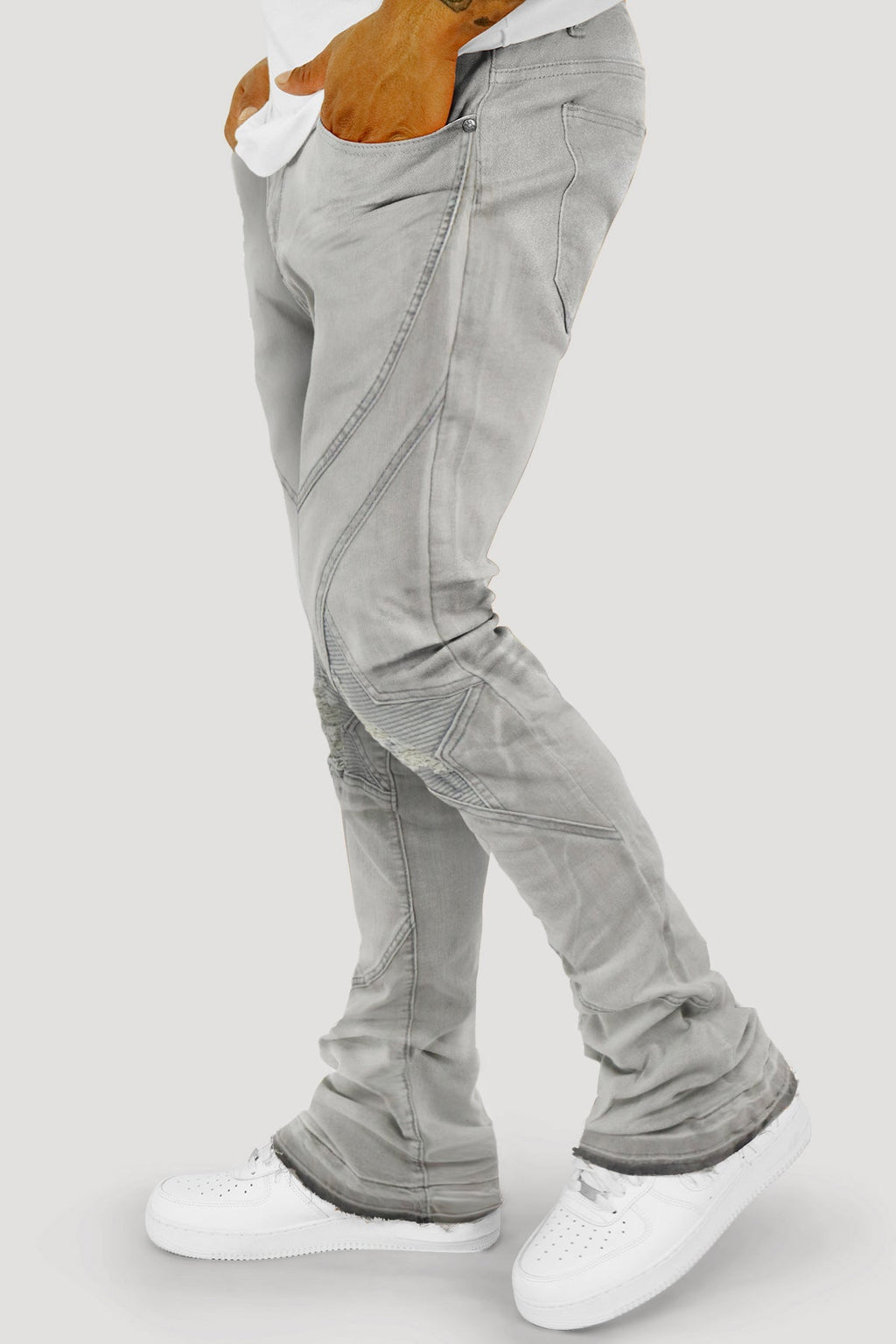 Rawstate Stacked Denim (Grey Bleach) (M8294D)