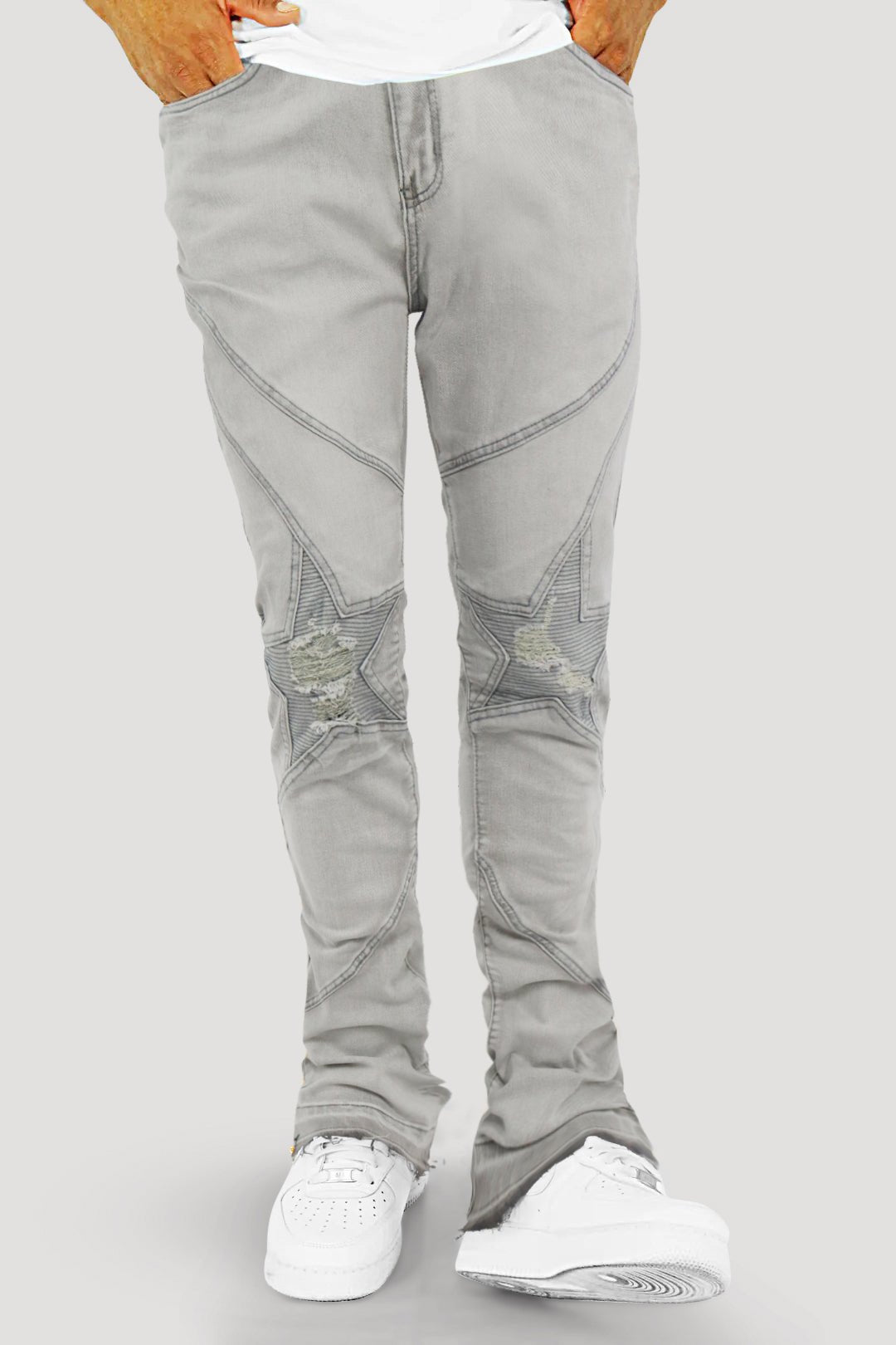 Rawstate Stacked Denim (Grey Bleach) (M8294D)