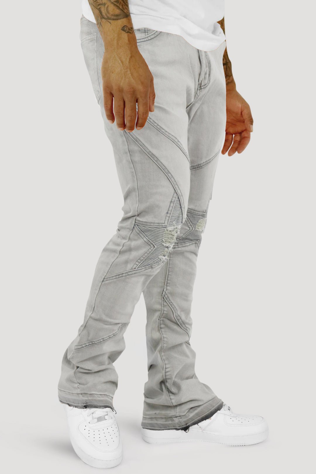 Rawstate Stacked Denim (Grey Bleach) (M8294D)
