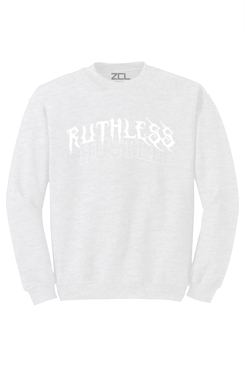 Ruthless Hustle Crewneck Sweatshirt (White Logo)