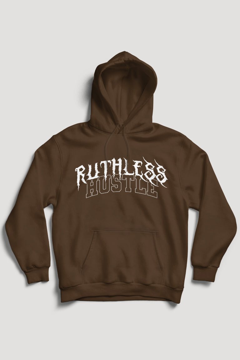 Ruthless Hustle Hoodie (White Logo)
