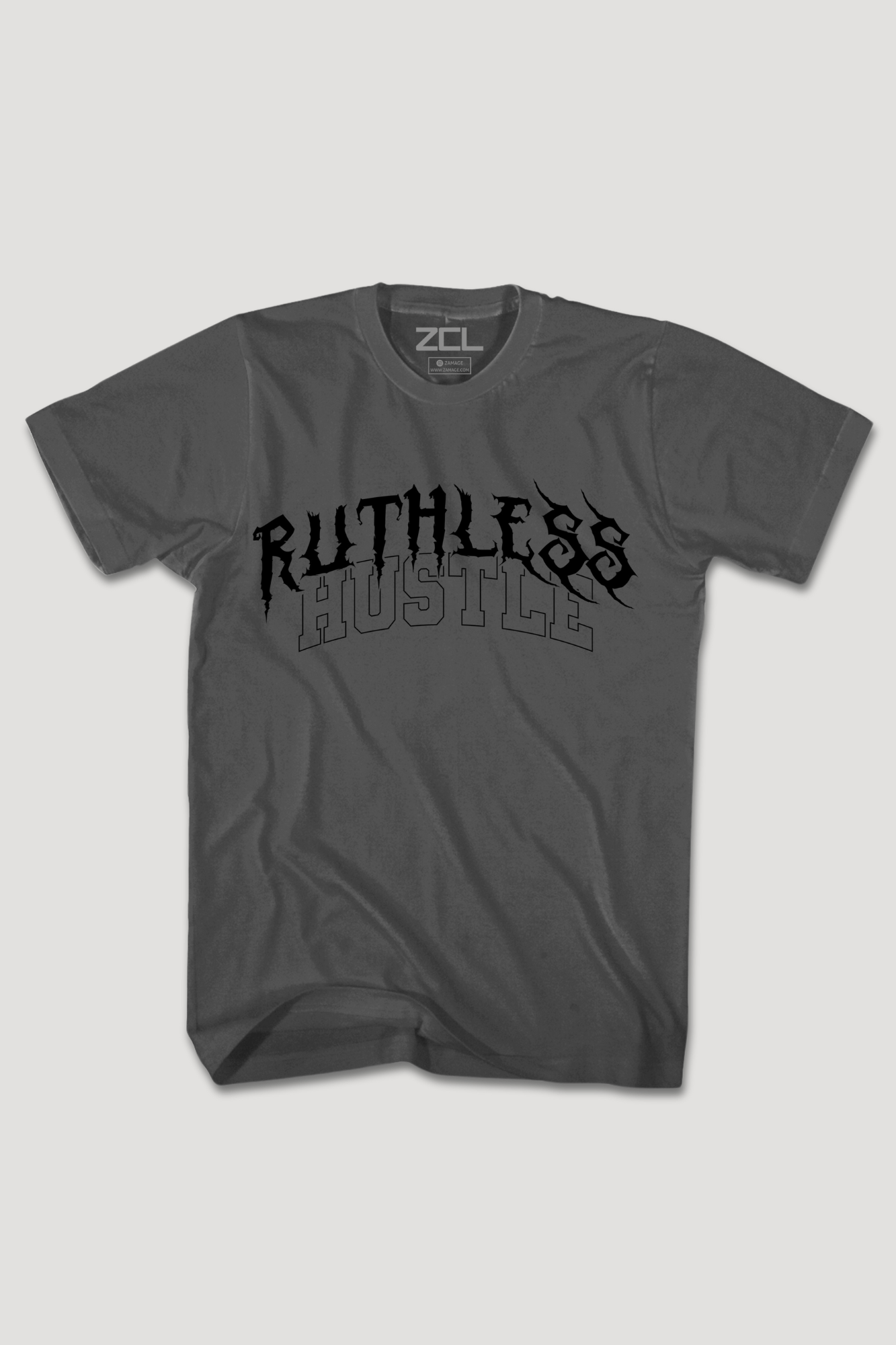Ruthless Hustle Tee (Black Logo)