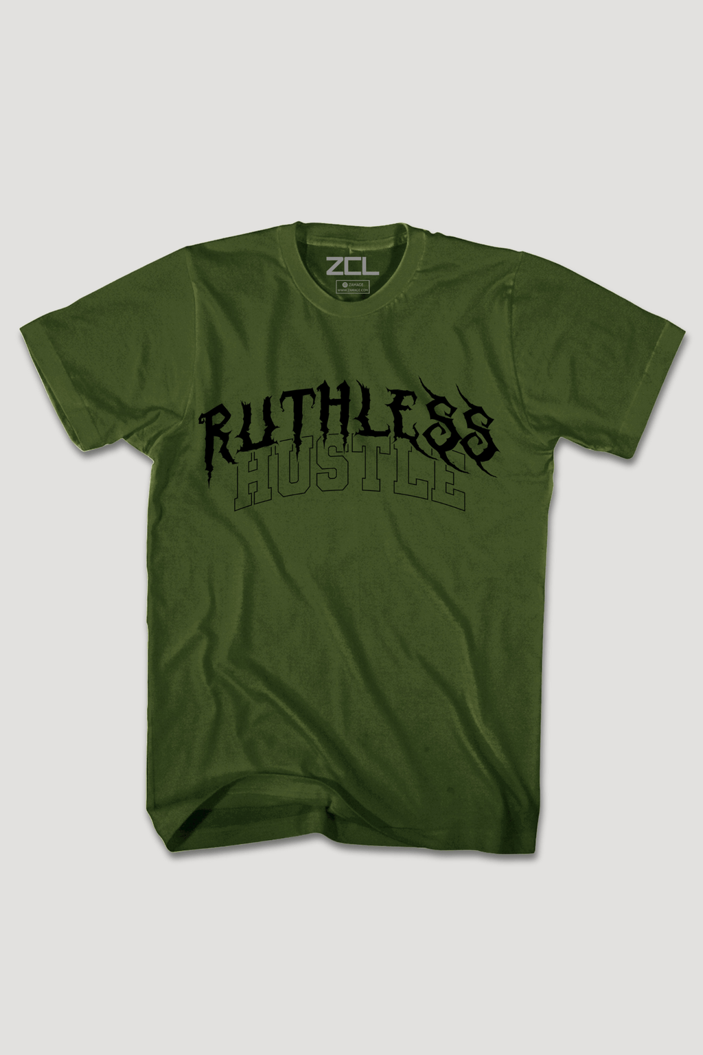 Ruthless Hustle Tee (Black Logo)