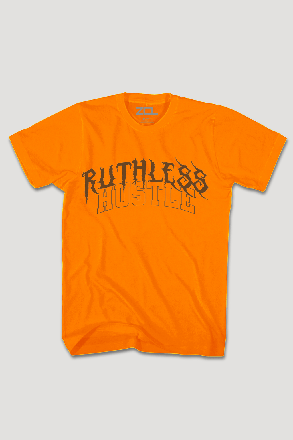 Ruthless Hustle Tee (Brown Logo)