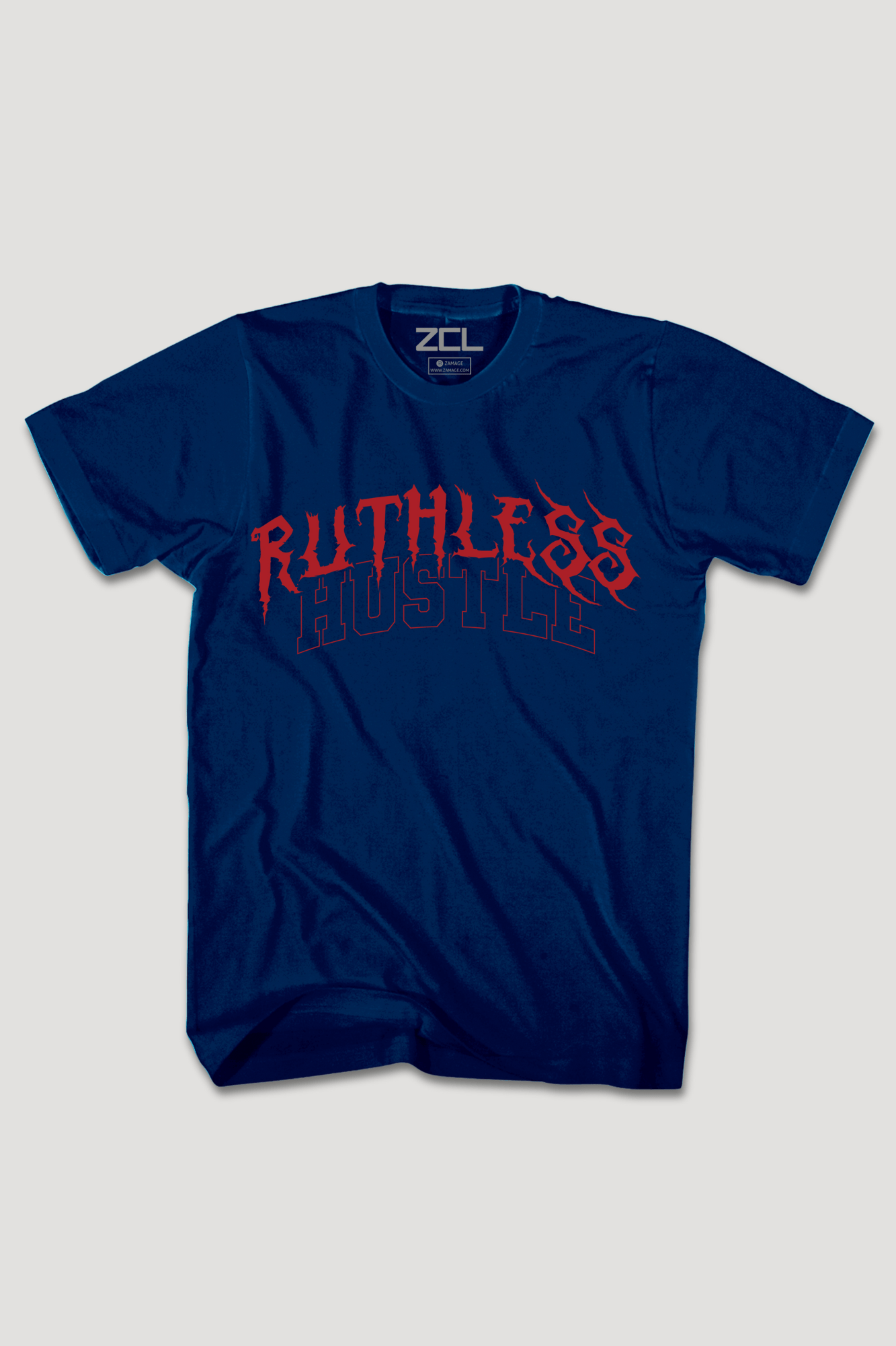Ruthless Hustle Tee (Red Logo)