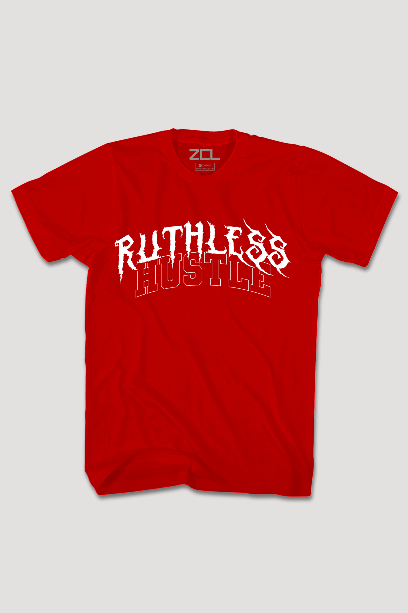 Ruthless Hustle Tee (White Logo)