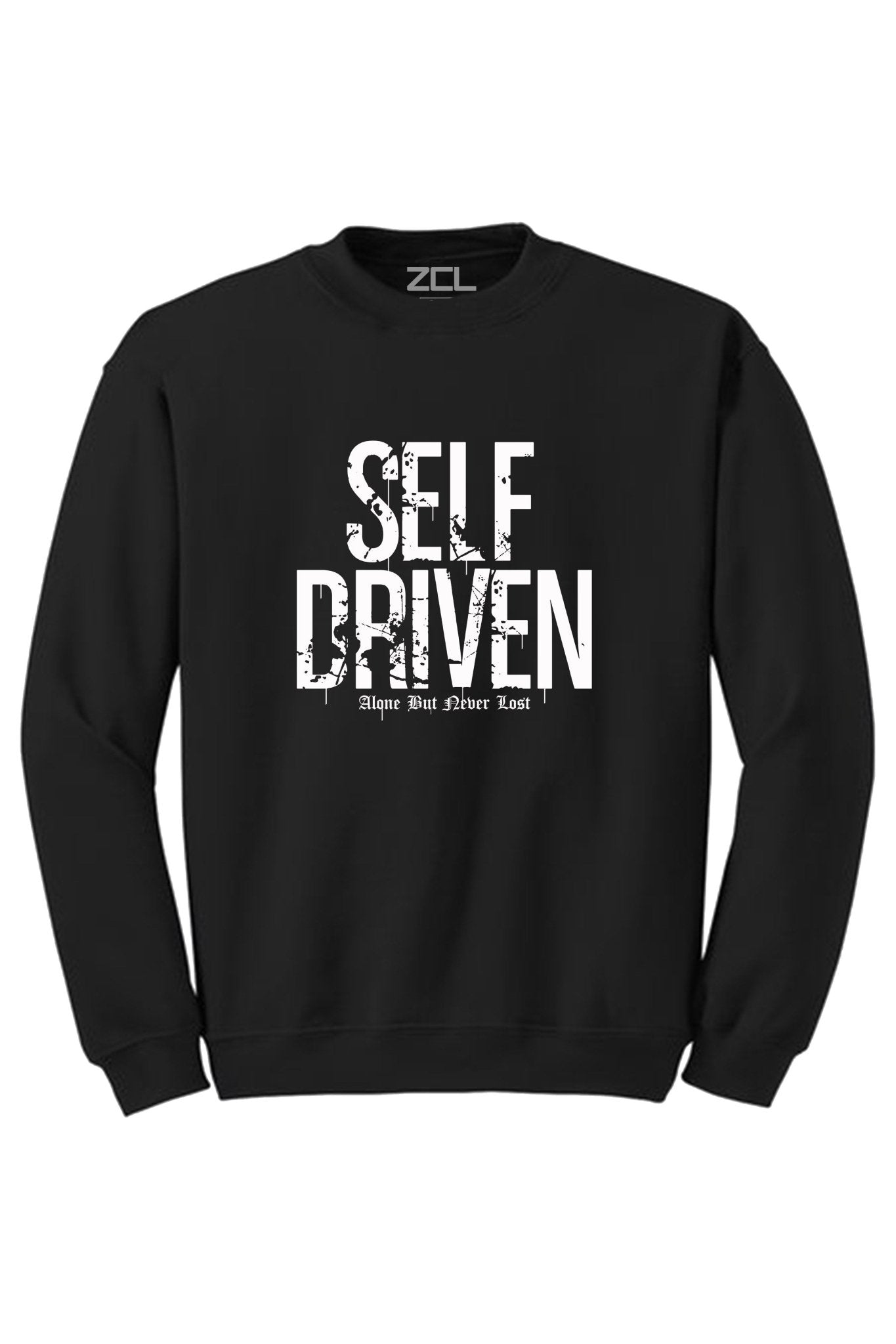 Self Driven Crewneck Sweatshirt (White Logo)