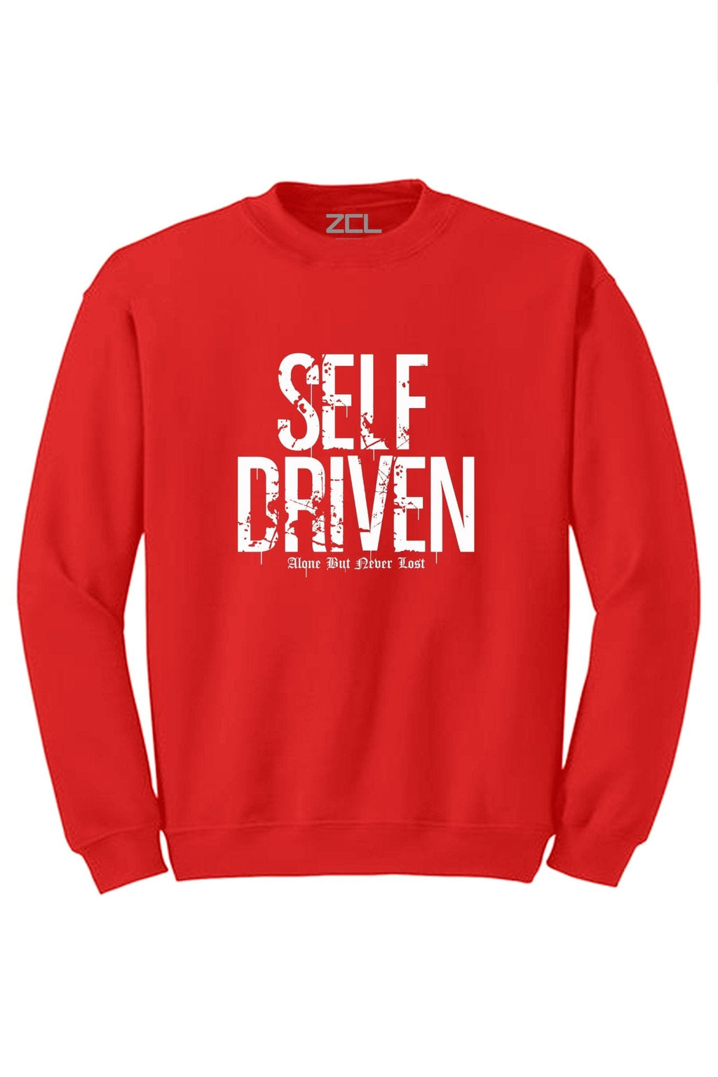 Self Driven Crewneck Sweatshirt (White Logo)