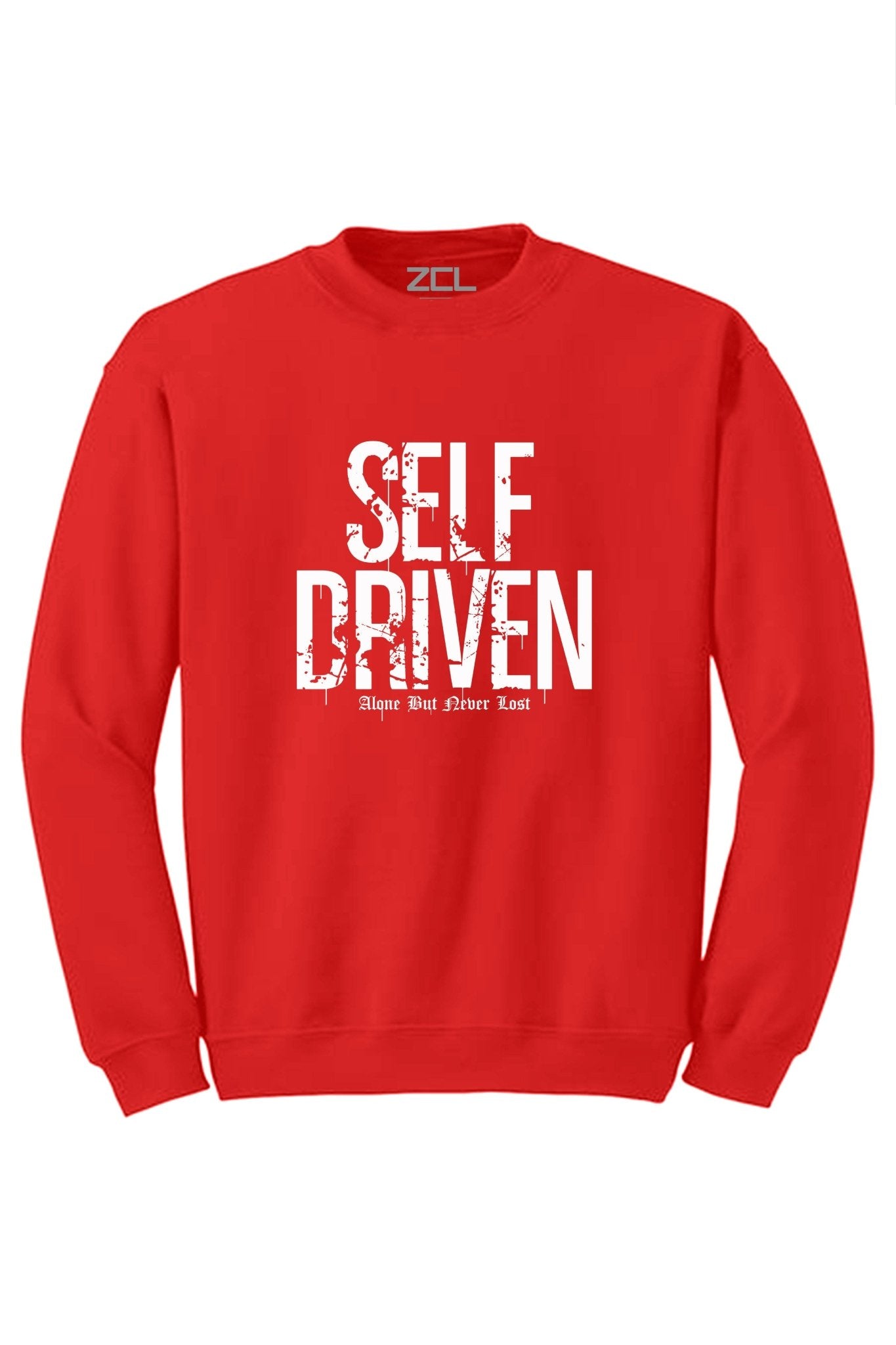 Self Driven Crewneck Sweatshirt (White Logo)