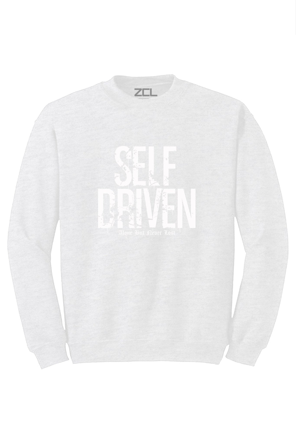 Self Driven Crewneck Sweatshirt (White Logo)