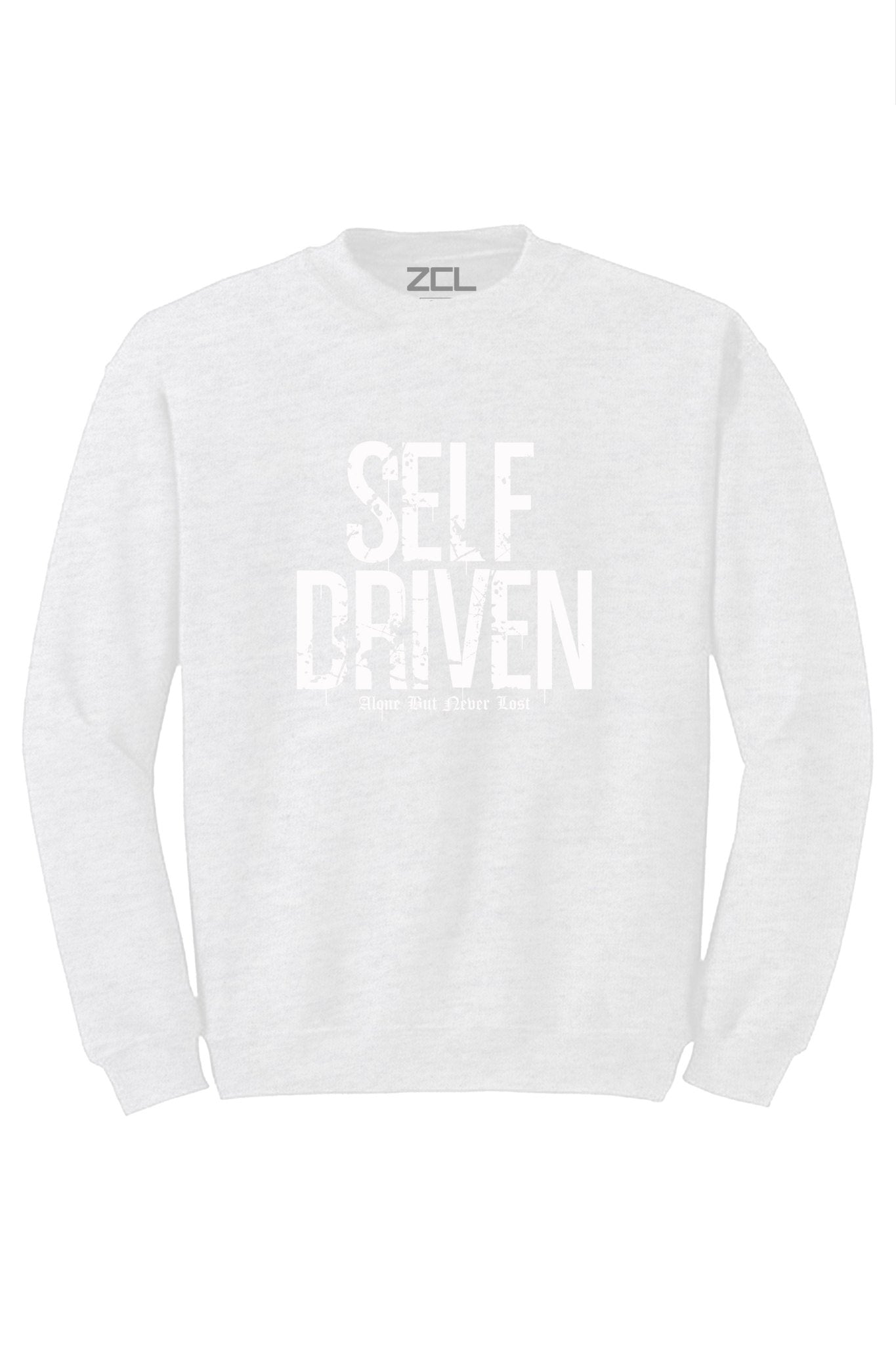 Self Driven Crewneck Sweatshirt (White Logo)