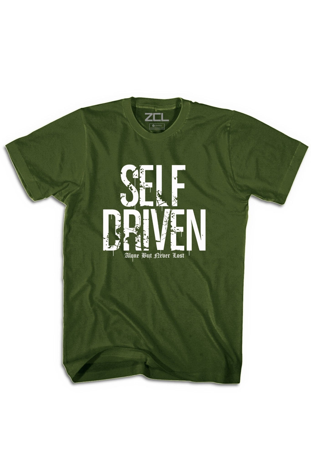 Self Driven Tee (White Logo)