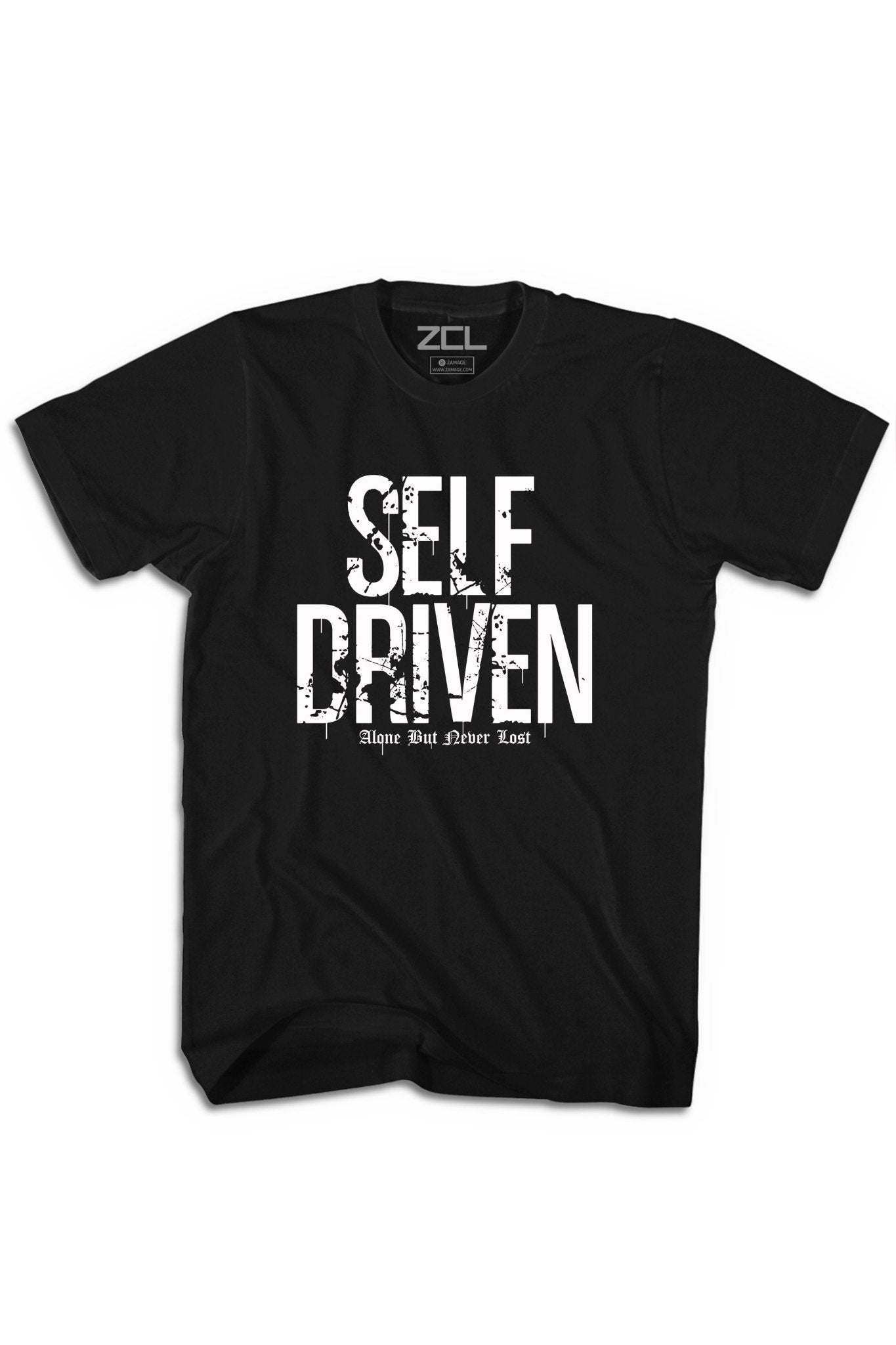 Self Driven Tee (White Logo)