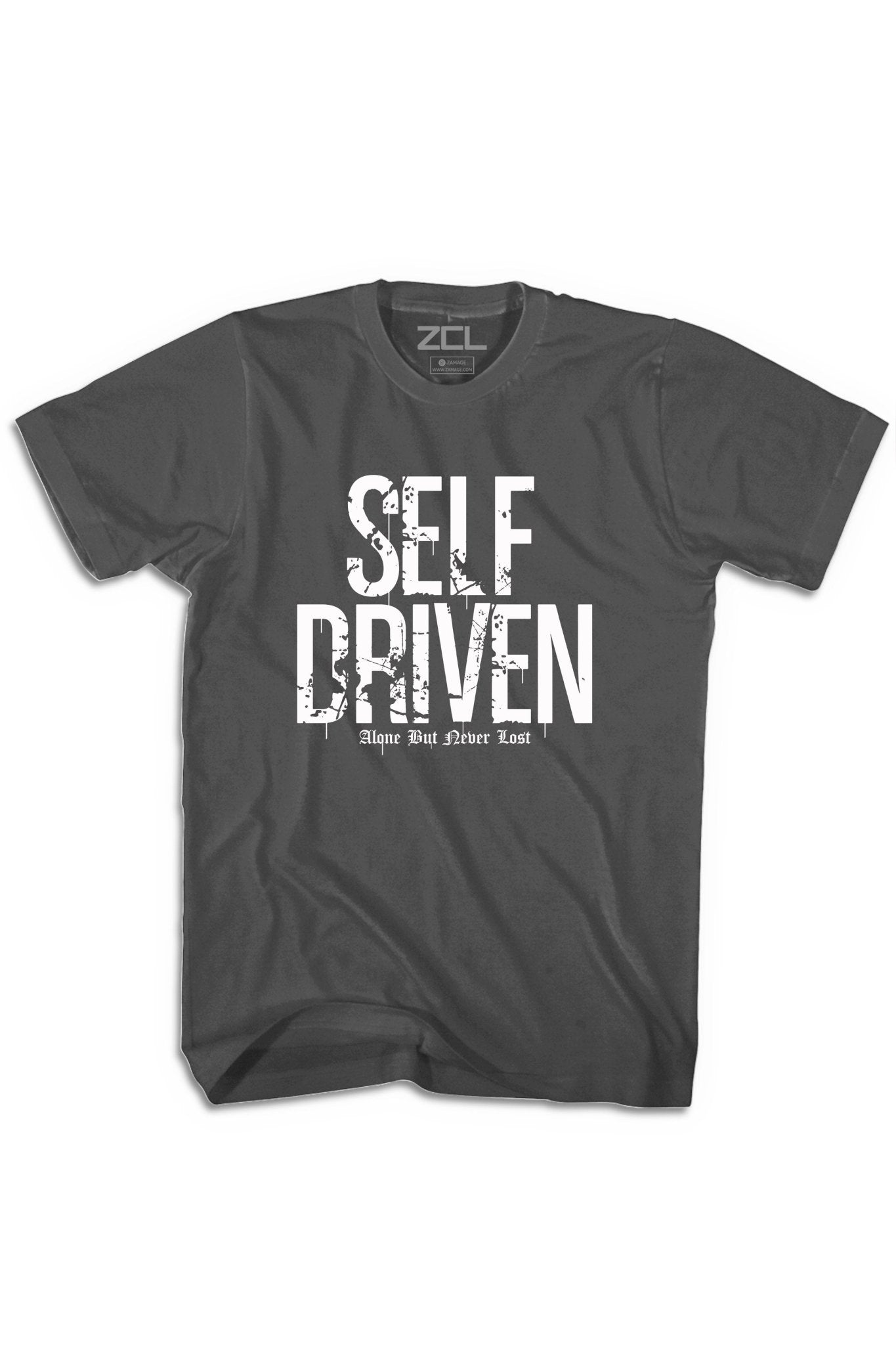 Self Driven Tee (White Logo)