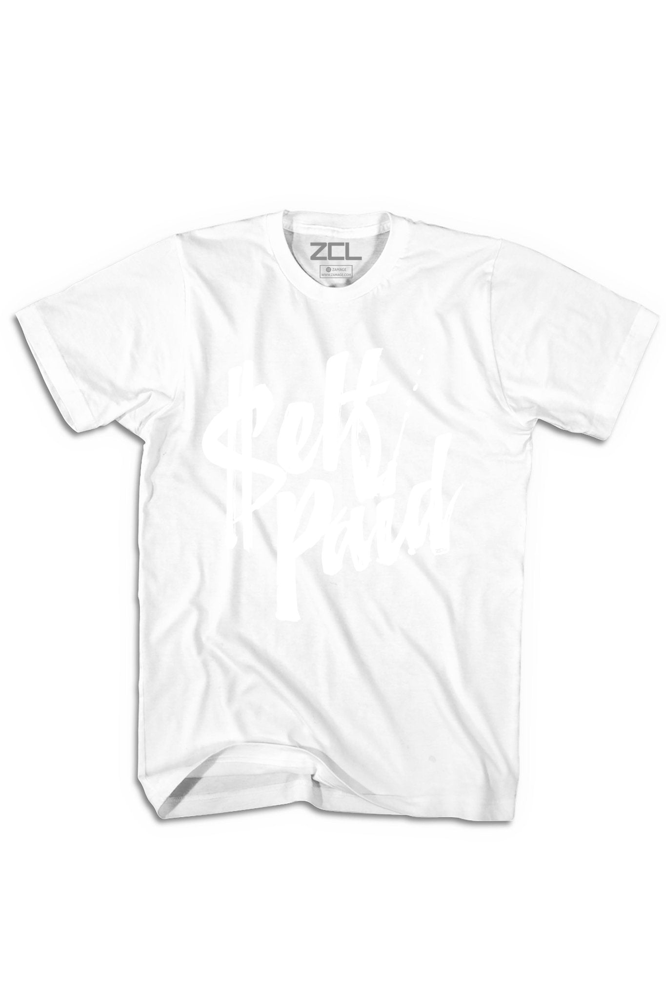 Self Paid Tee (White Logo)