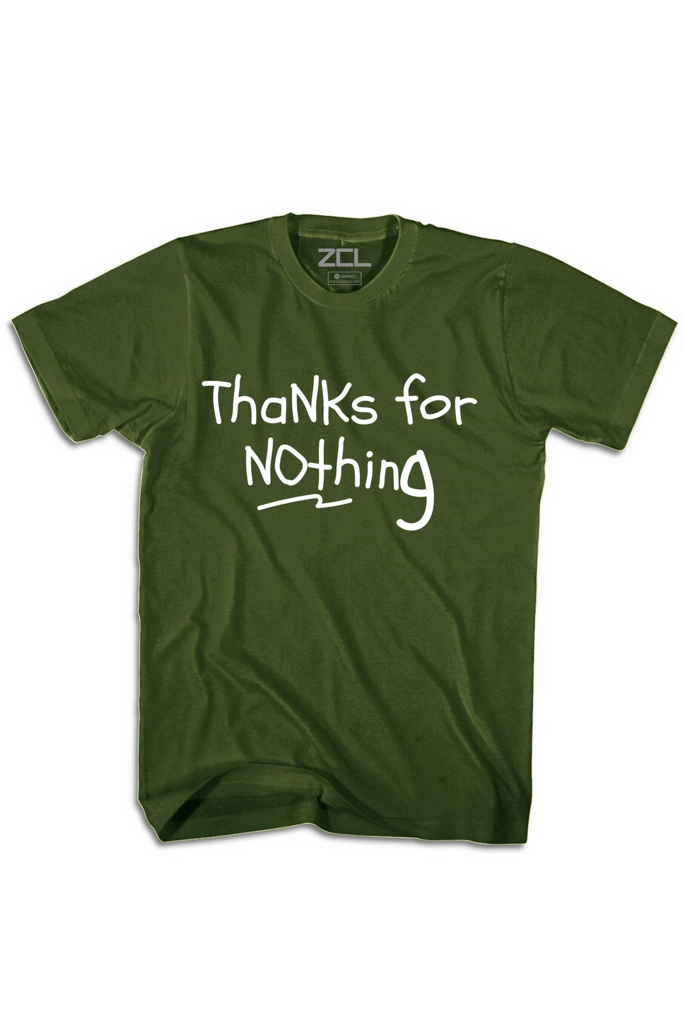 Thanks For Nothing Tee (White Logo)