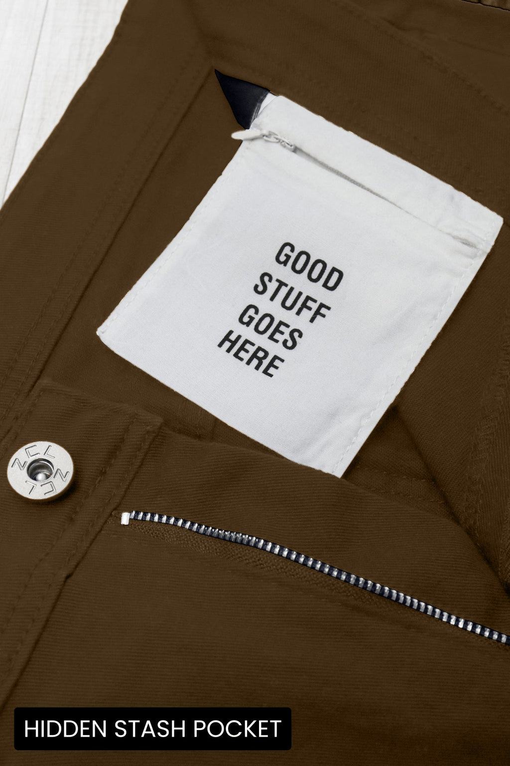 Vortex Cargo Stacked Denim (Brown)