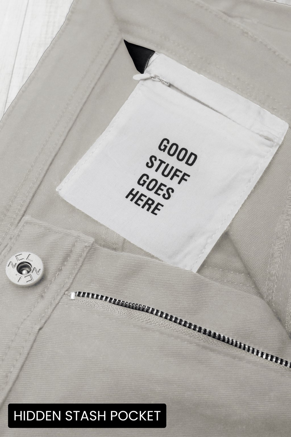 Vortex Cargo Stacked Denim (Grey)