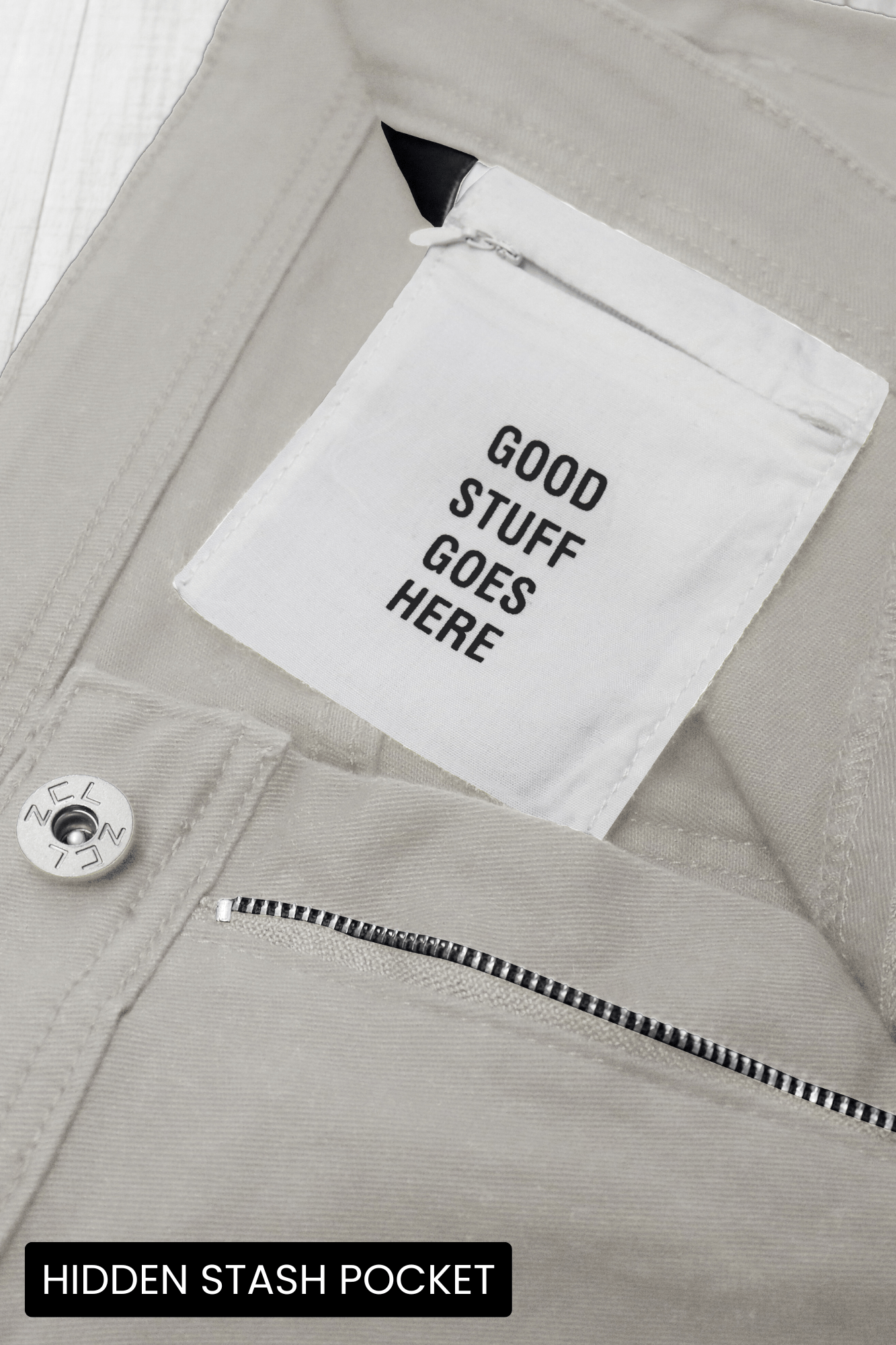 Vortex Cargo Stacked Denim (Grey)