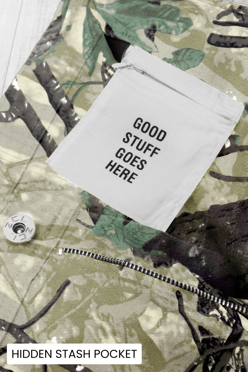 Vortex Cargo Stacked Denim (Woodland Camo)