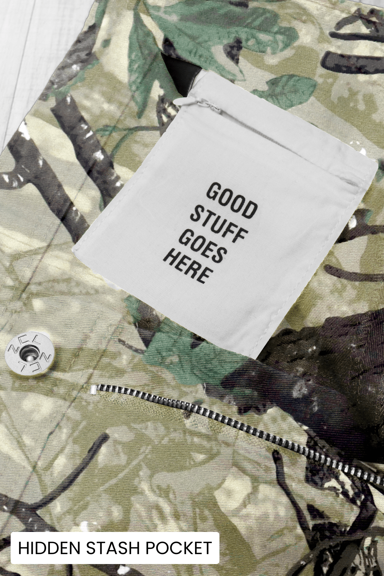 Vortex Cargo Stacked Denim (Woodland Camo)