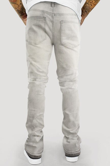 Vortex Stacked Denim (Grey Bleach Wash)