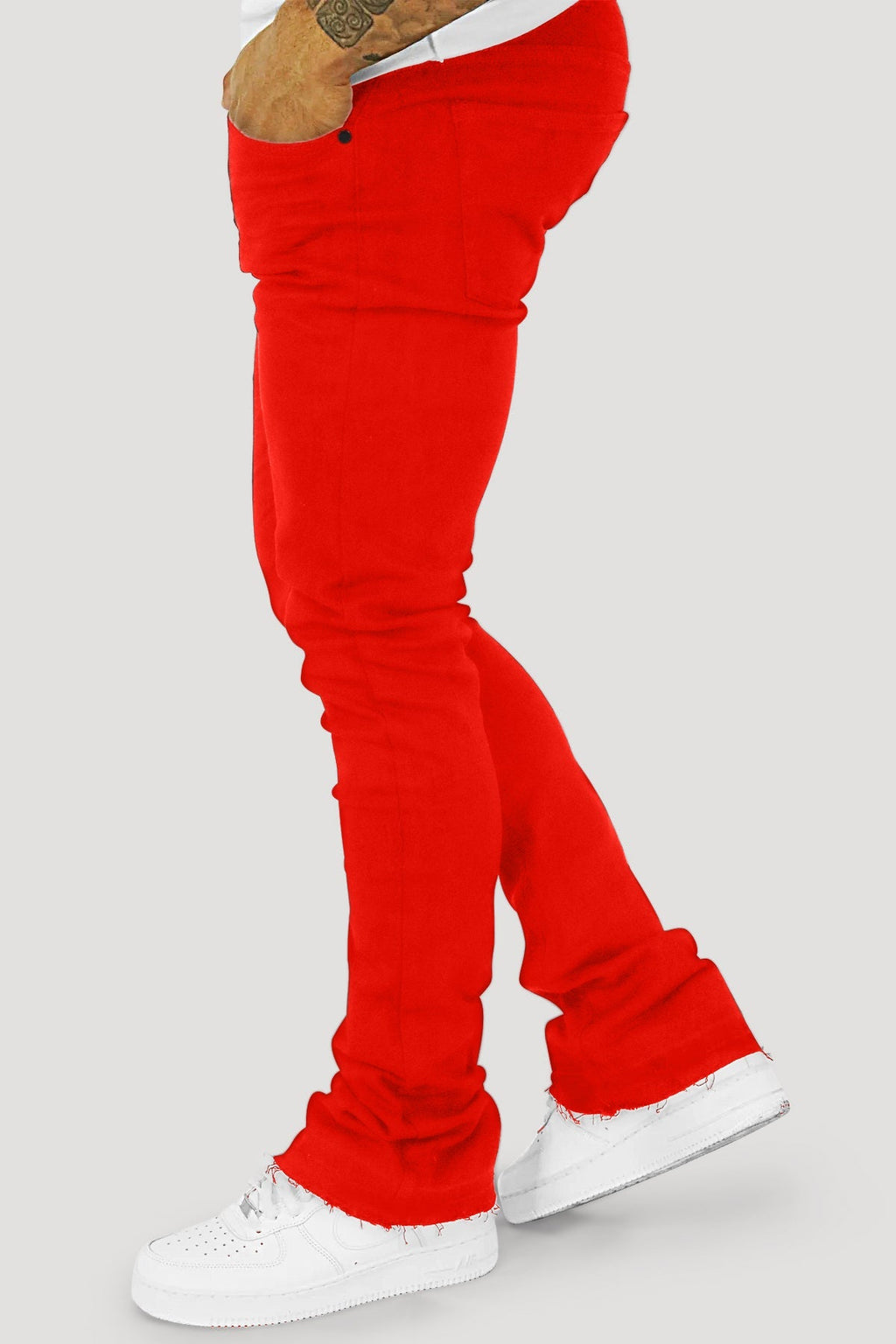 Vortex Stacked Denim (Red)