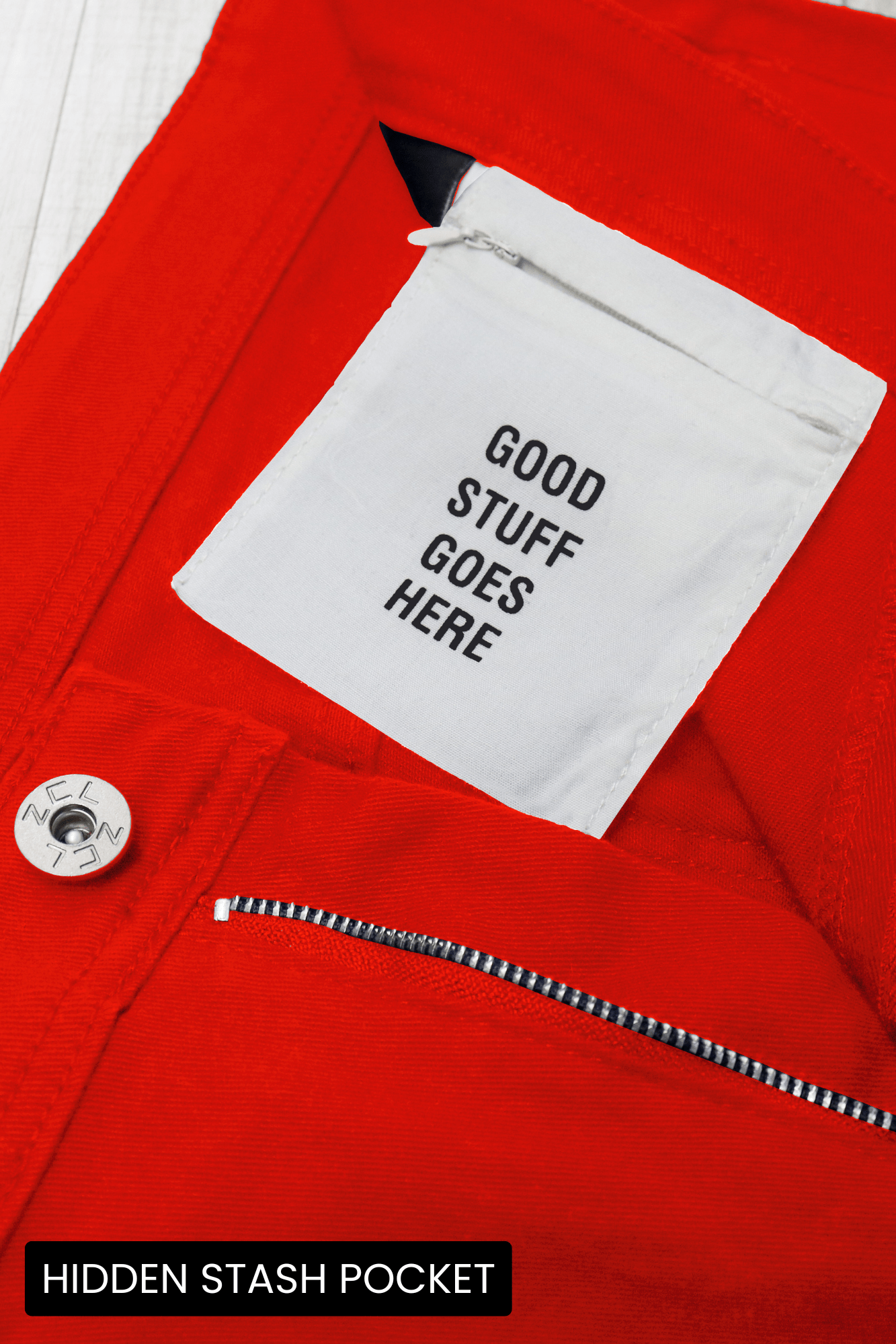 Vortex Stacked Denim (Red)