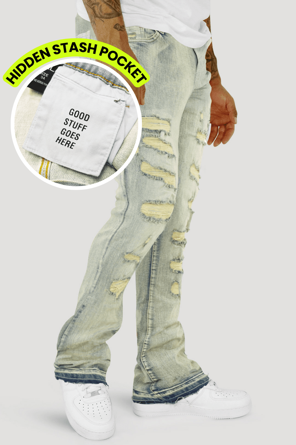 Vortex Stacked Denim (Vintage Wash)