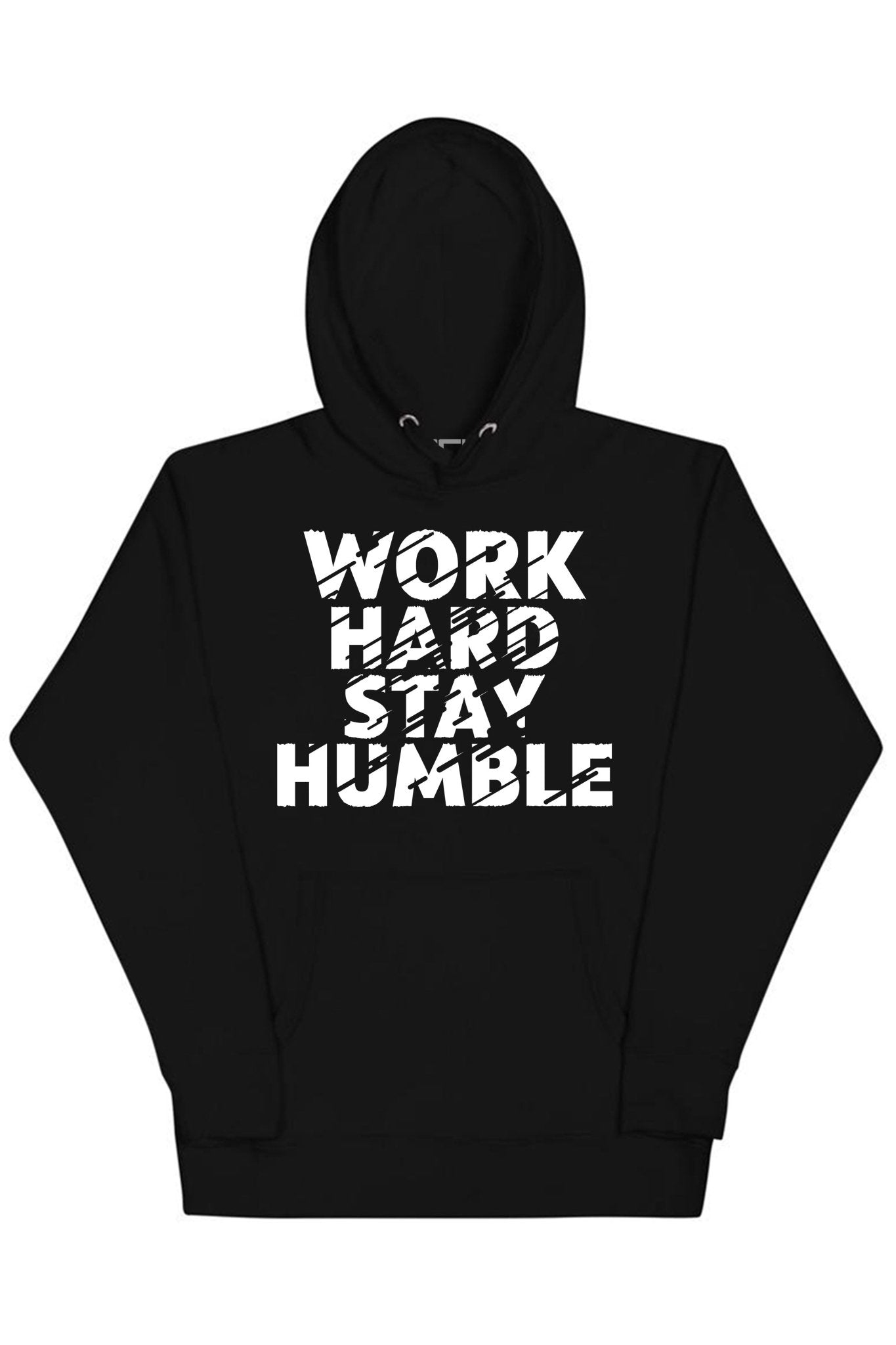 Work Hard Stay Humble Hoodie (White Logo)