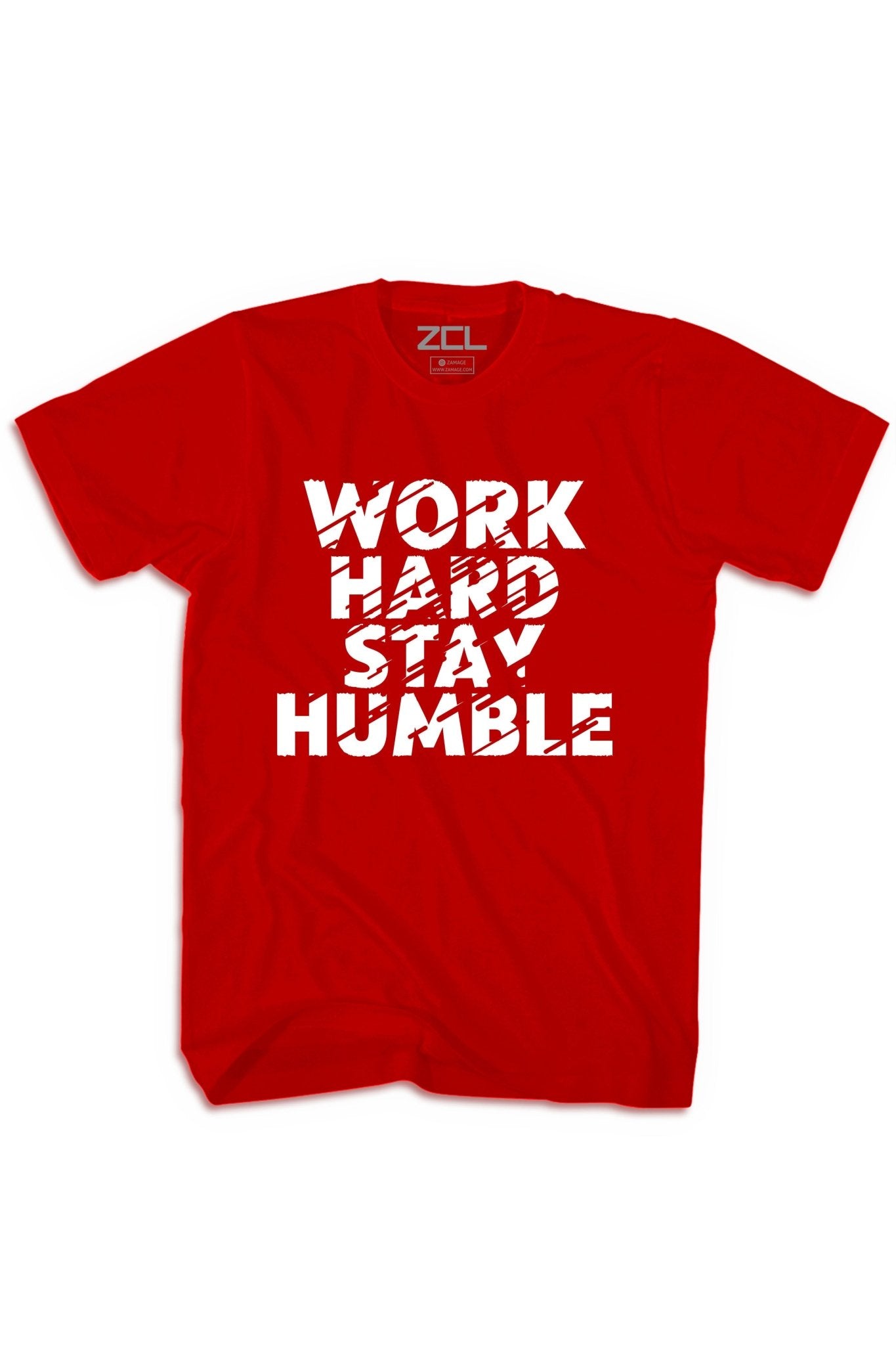 Work Hard Stay Humble Tee (White Logo)