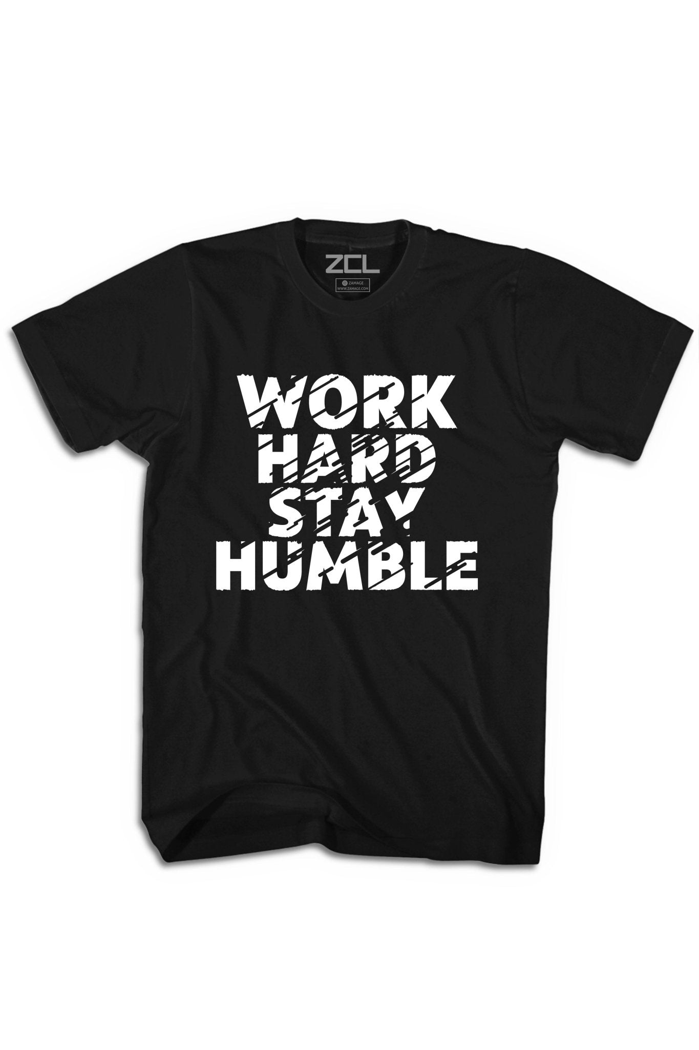 Work Hard Stay Humble Tee (White Logo)