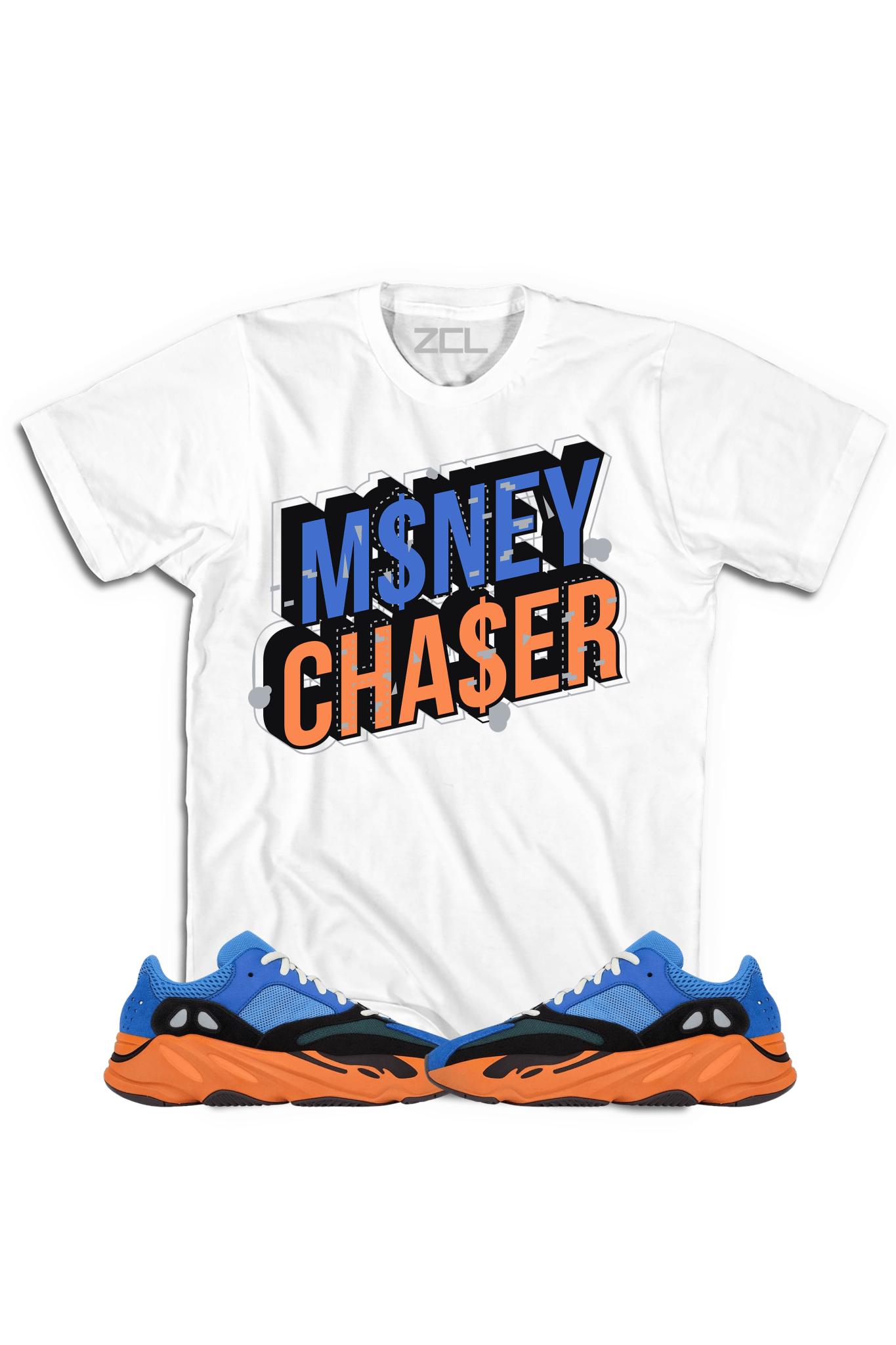 Yeezy Boost 700 "Money Chaser" Tee (Bright Blue)