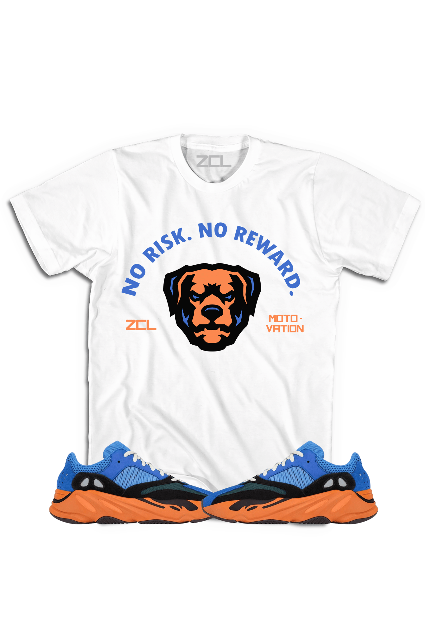 Yeezy Boost 700 "No Risk No Reward" Tee (Bright Blue)