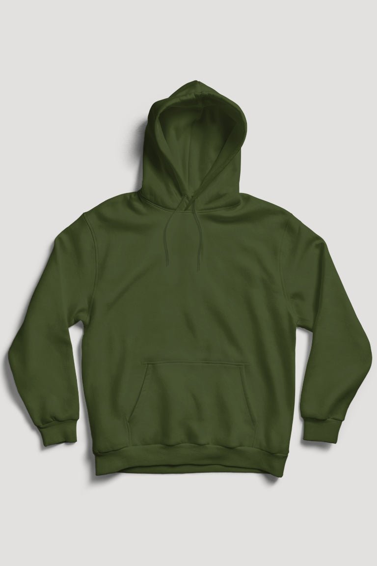 ZCL Essential Parker Hoodie (Solid Army Green)